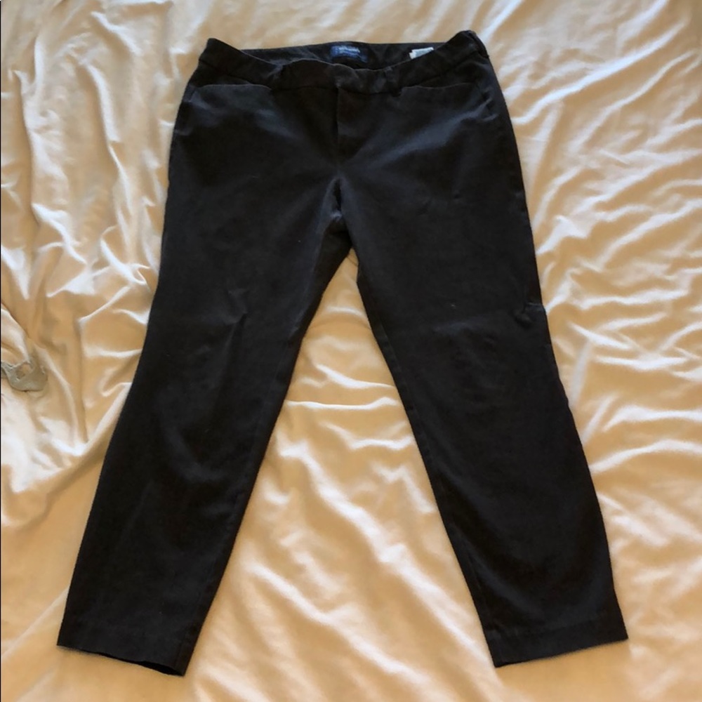 Gray slacks